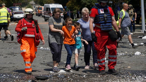 Attacker mot västra Ukraina​​