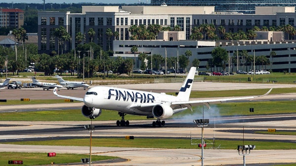 Oförändrat antal passagerare för Finnair i juni​​