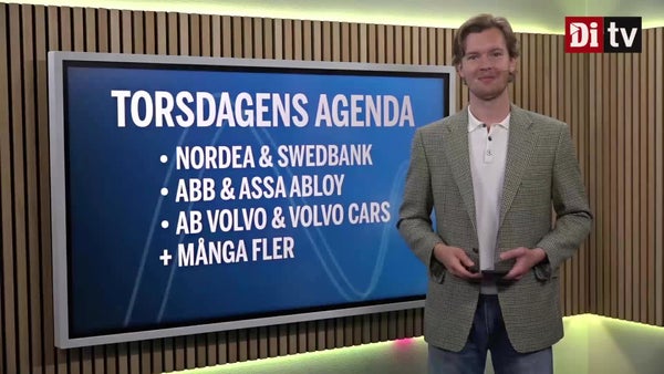 Agendan: Flera bolagsjättar rapporterar
