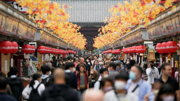 Turistboom i Japan – nytt rekord​​