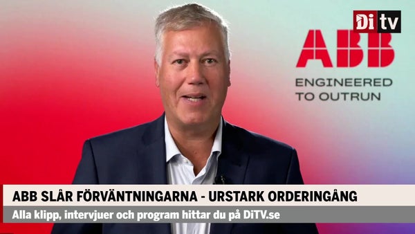 Urstark orderingång av ABB: ”Väldigt starkt kvartal”​​