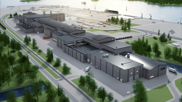 NCC ska vara med och bygga SSAB:s nya stålverk​​