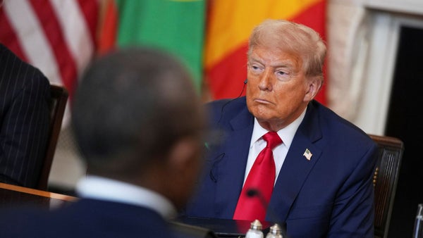 Trump öppnar för generella tullar på 20 procent​​