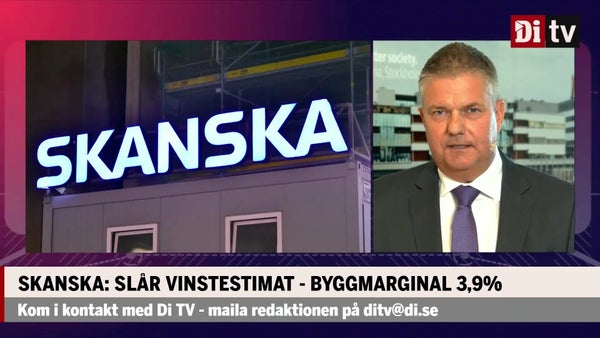 Skanska slår vinstestimat: ”Orderstocken är på rekordnivåer”​​
