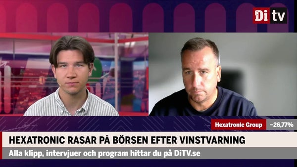 Analyschefen om Hexatronics vinstvarning: ”180 grader mot vad jag trodde”​​